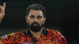 mohammed shami no ball because of hand touch on wicket csk vs srh