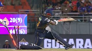 WATCH: Kusal Mendis’ foot leads him to his own wicket against MI! The dismissal will SHOCK you