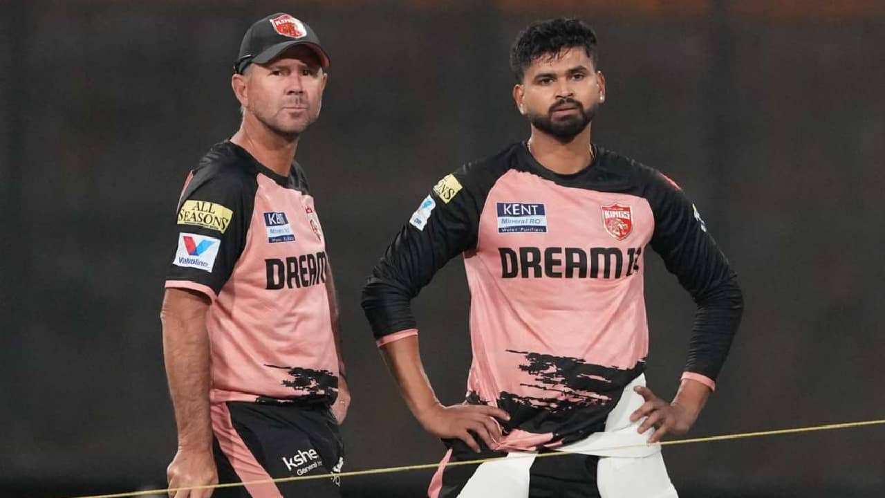 Ricky Ponting (L) and Shreyas Iyer (R)