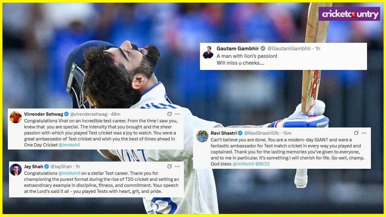 Virat kohli retirement reaction