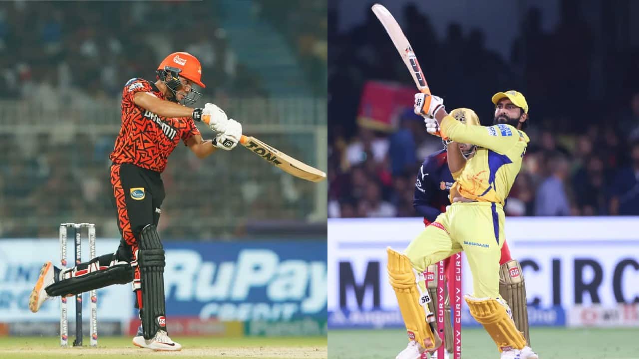 Abhishek Sharma (L) and Ravindra Jadeja (R)