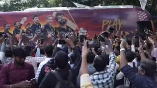 BREAKING: Stampede like situation near Chinnaswamy Stadium, following the teams arrival with the trophy