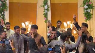 WATCH: Pacer Bhuvneshwar Kumar shakes his legs, dances on ‘Sadi Gali’ song during Rinku Singh-Priya Saroj engagement