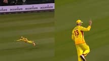 WATCH: Took flight and secured a stunning catch, 40-year-old Faf du Plessis impresses everyone with his skills