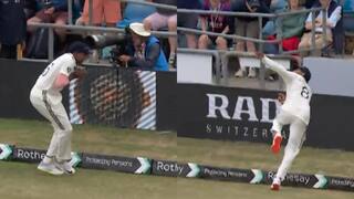 WATCH: Ravindra Jadeja pairs up with Sai Sudarshan, takes a spectacular catch at boundary Line during Leeds Test