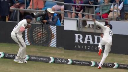 WATCH: Ravindra Jadeja pairs up with Sai Sudarshan, takes a spectacular catch at boundary Line during Leeds Test