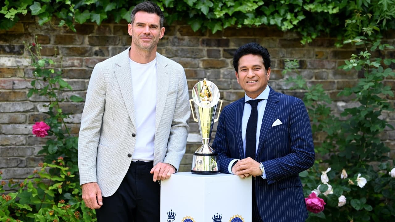 Sachin Tendulkar and James Anderson