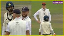 WATCH: Harry Brook left shocked as the centurion duo of Ravindra Jadeja and Washington Sundar accept shaking hands in Manchester Test!