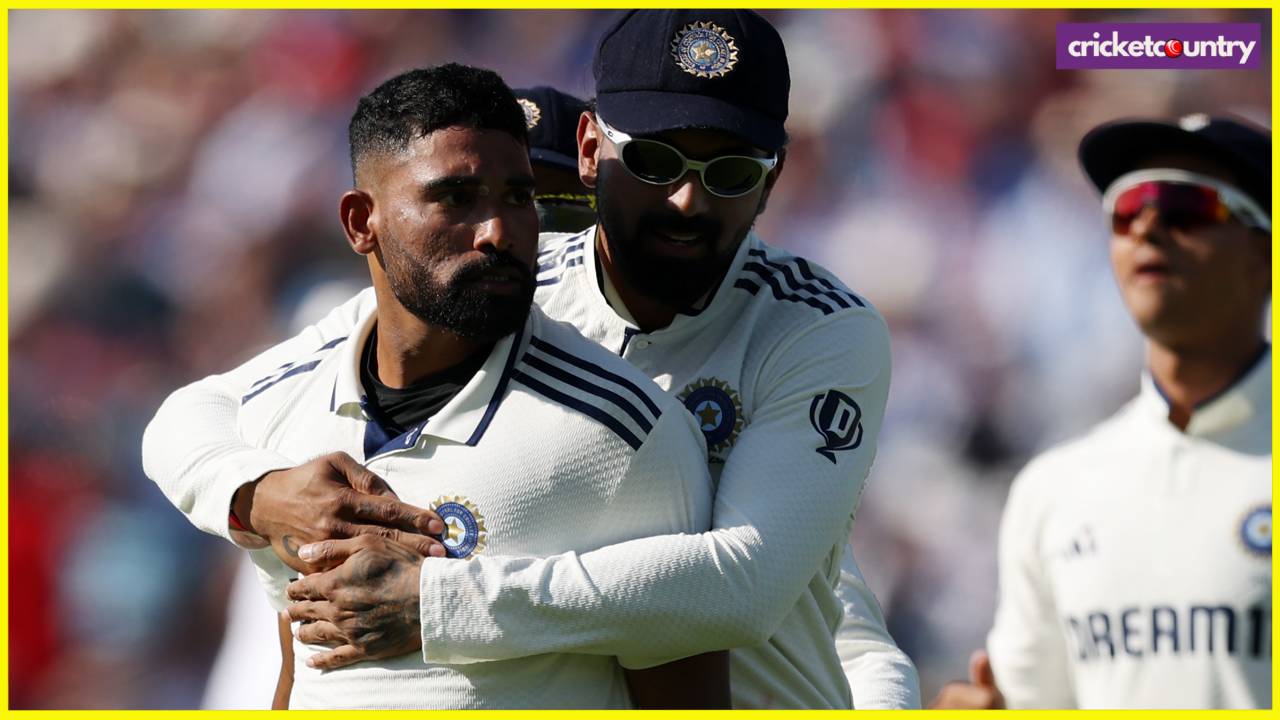 मोहम्मद सिराज का जश्न