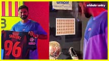 Following Indian team’s meet with Manchester United, Punjab King star reaches Barcelona