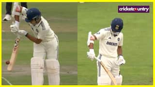 WATCH- Chris Woakes breaks Yashasvi Jaiswal’s bat by a Brutal delivery on Day 1 of Manchester Test