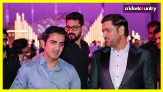 MS Dhoni and Gautam Gambhir share a laugh at Gujarat minister’s family wedding; candid moments go viral