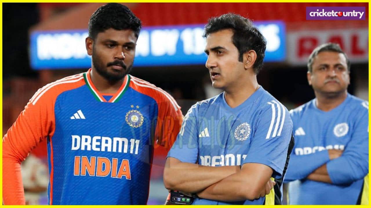 Sanju Samson with gautam gambhir