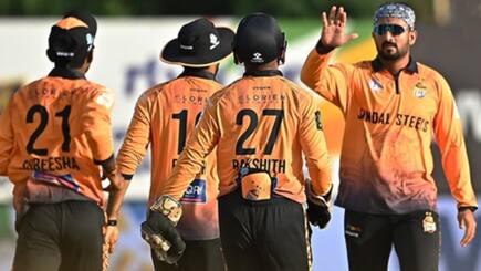 maharaja trophy hubli tigers beat shivamoga lions beat by 105 runs