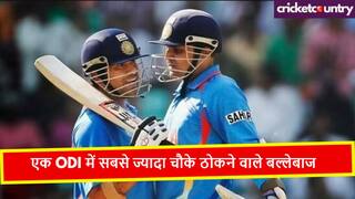 most fours in a odi by batsman Rohit sharma sachin Tendulkar