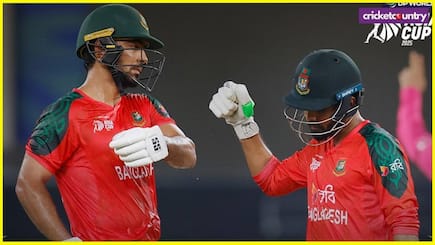 Saif Hassan and Towhid Hridoy fifties guide Bangladesh to four wicket win over Sri Lanka