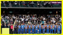 India and Australia players wear black armbands to honour 17-year-old boy Ben Austin