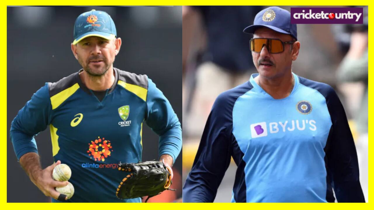 Ricky Ponting and Ravi Shastri