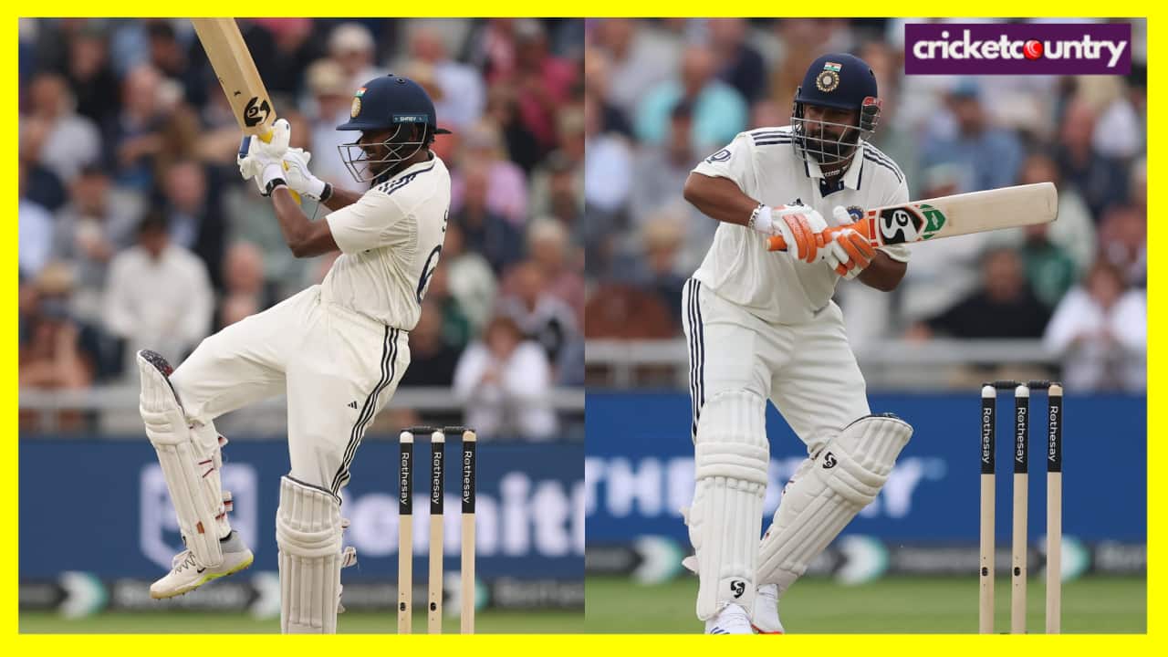 Sai Sudhrsan and Rishabh Pant