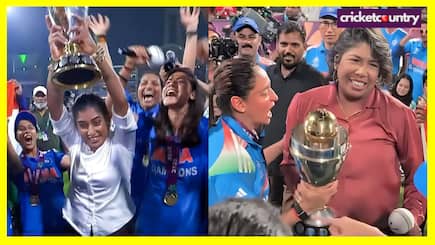 Watch: Mithali Raj & Jhulan Goswami join Harmanpreet Kaur’s side in emotional trophy celebration, video goes viral