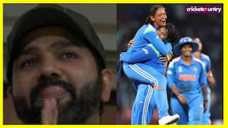 WATCH: Emotional Rohit Sharma in tears as India Women beat South Africa to lift 2025 World Cup Trophy