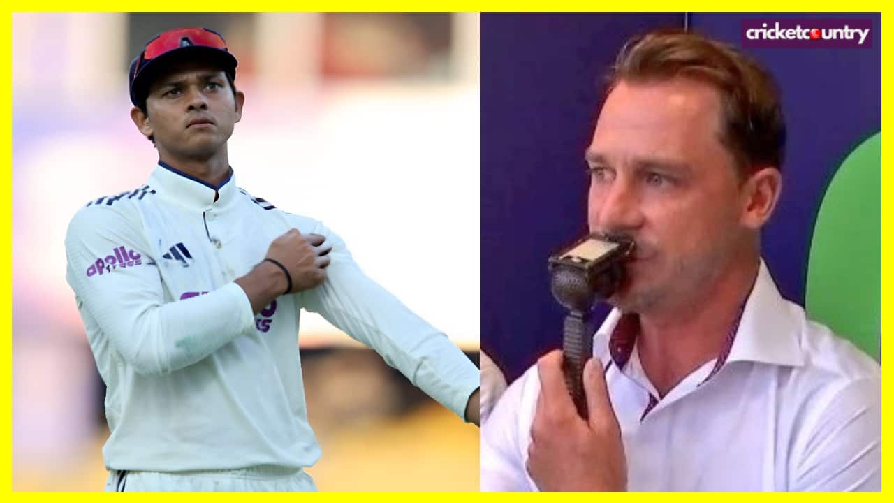 Yashasvi Jaiswal and Dale Steyn