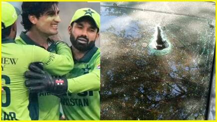 firing on pakistan Cricketer Naseem Shah Residence He is Part of Sri Lanka Series