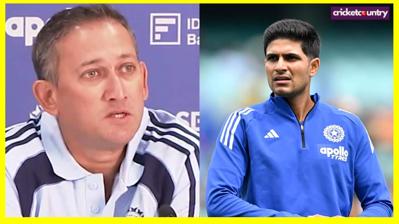 Ajit Agarkar and Shubman Gill