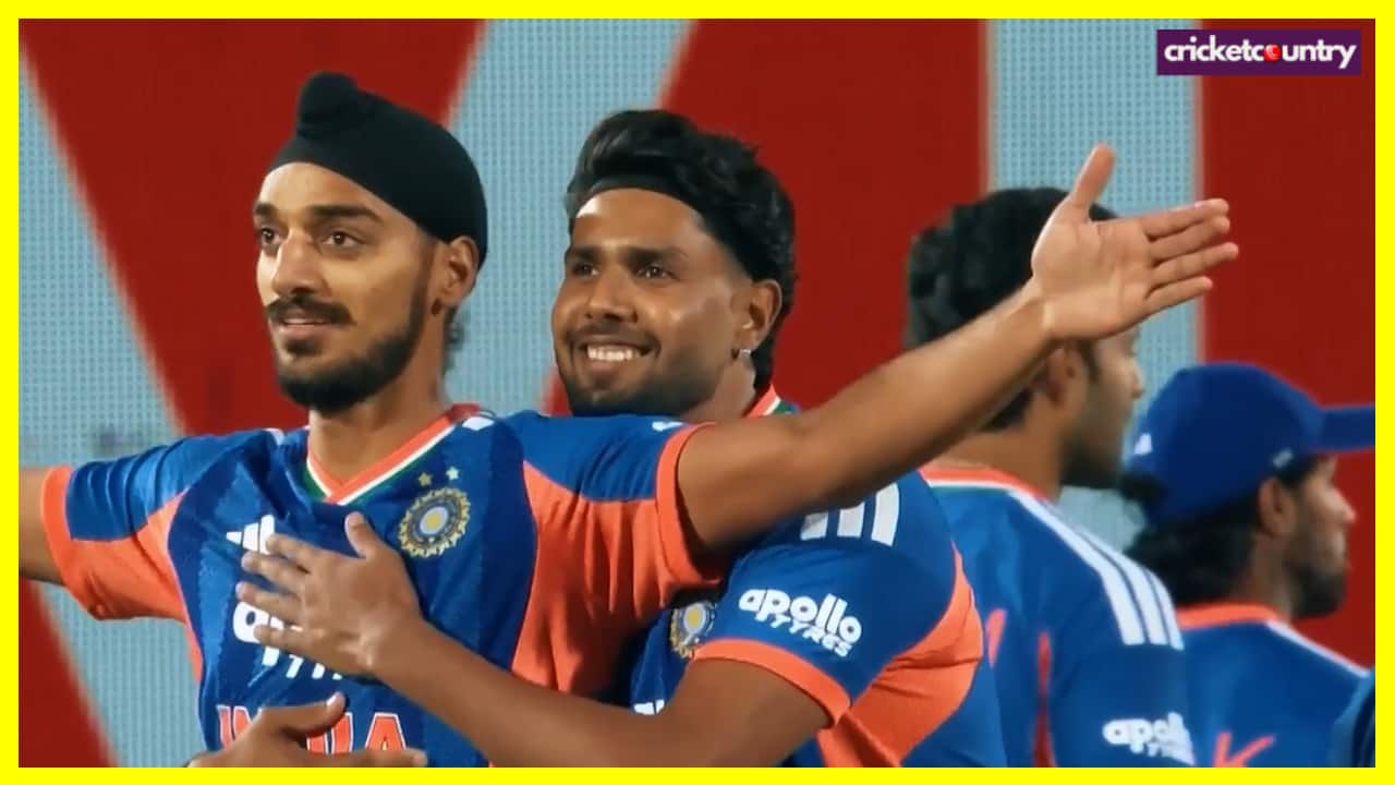 Arshdeep Singh and Harshit Rana