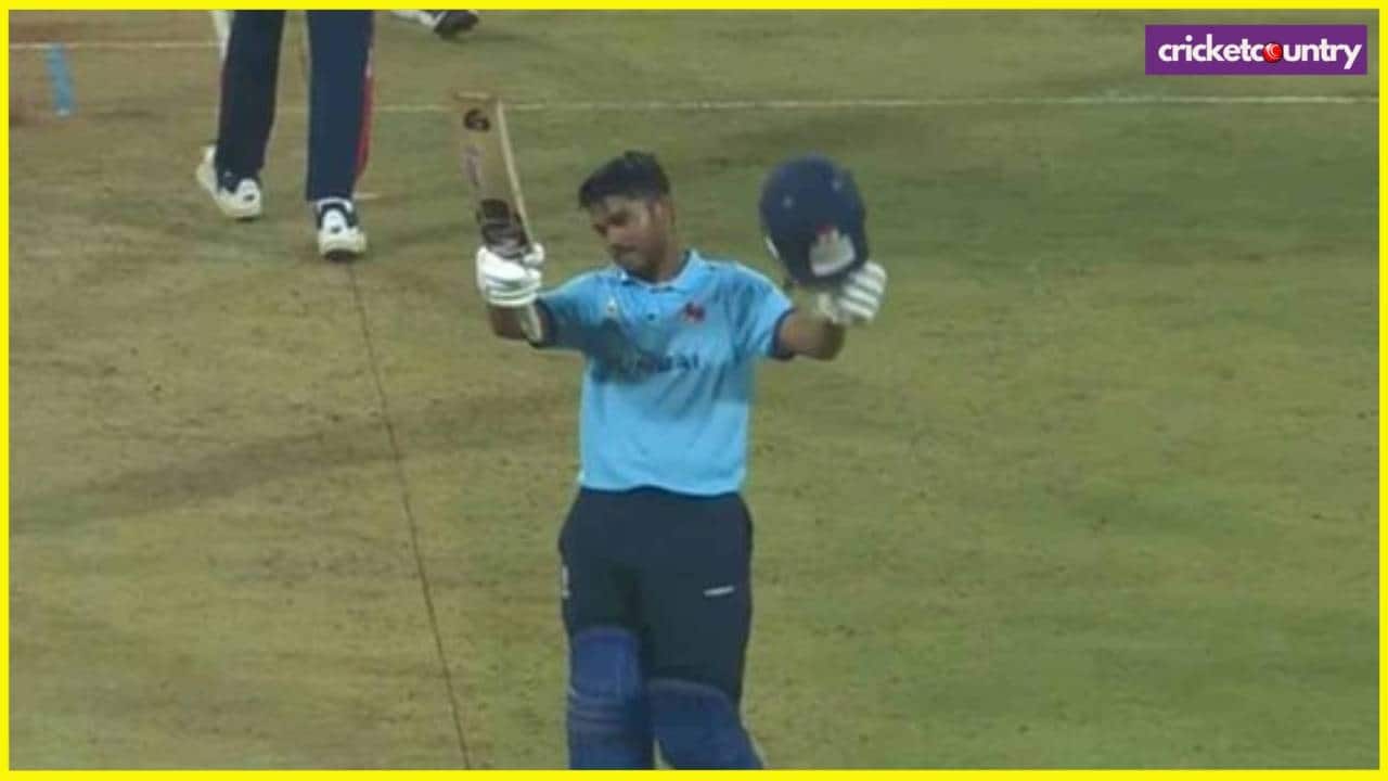 Ayush Mhatre century