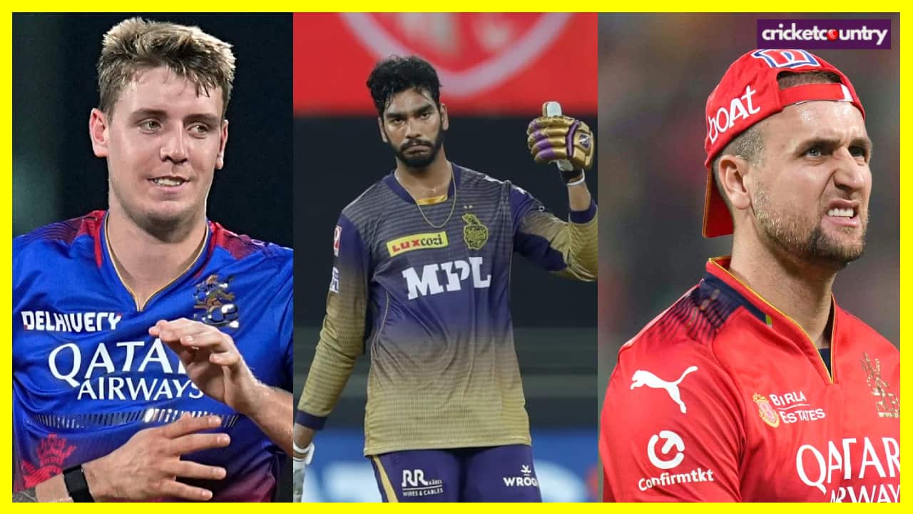 Cameron Green, Venkatesh Iyer and Liam Livingstone