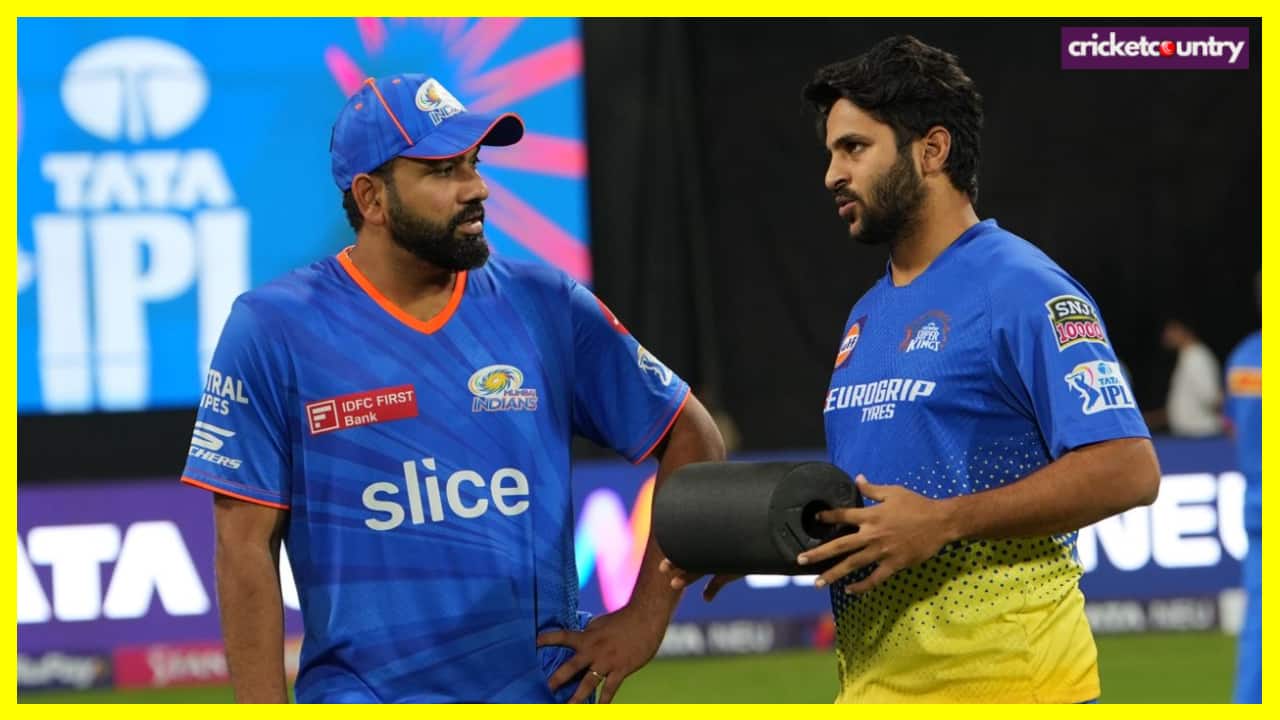 Shardul Thakur and Rohit Sharma