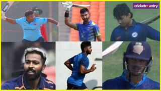 Vaibhav Suryavanshi Devdutt Padikkal Ishan Kishan Shardul Thakur Abhishek sharma Deepak Hood Prithvi Shaw shin in Syed Mushtaq Ali Trophy 2025