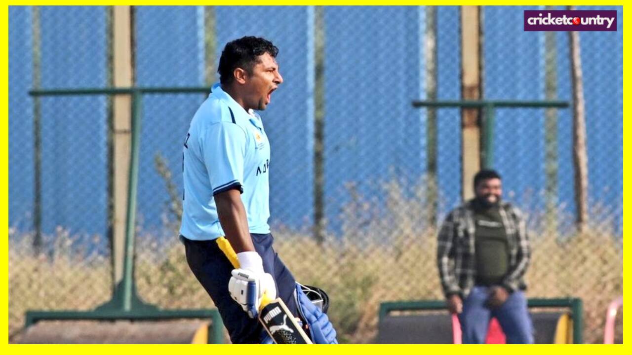 Sarfaraz Khan century