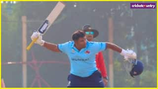 Sarfaraz Khan smashes 8 fours, 7 sixes as he blasts a century ahead of IPL auction