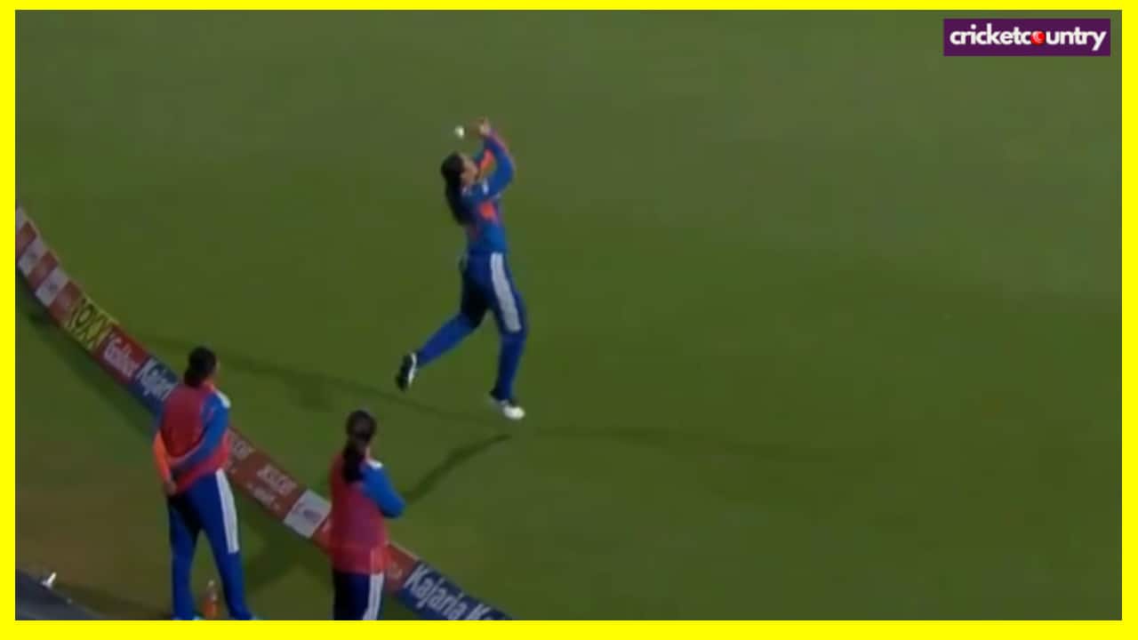 Smriti Mandhana dropped a catch