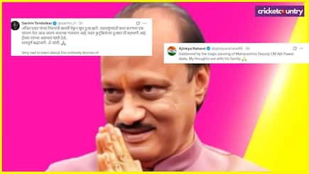 Cricket fraternity condoles the demise of Maharashtra deputy CM Ajit Pawar