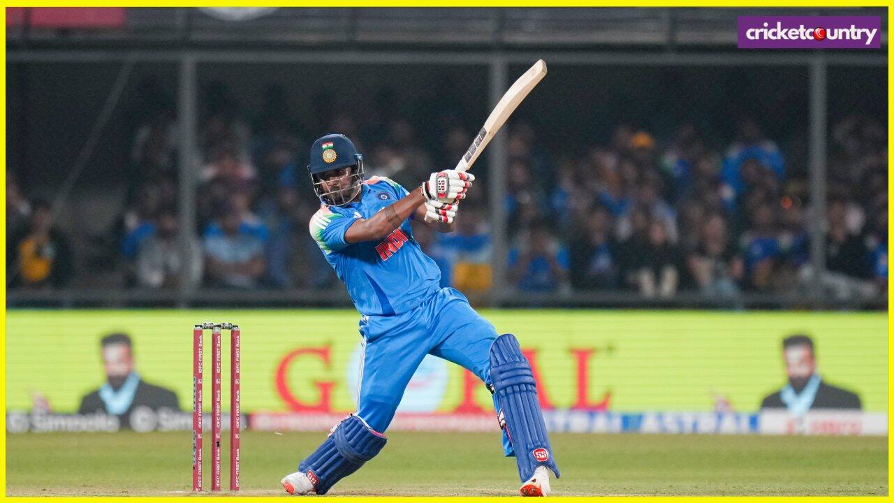 Harshit Rana batting against New Zealand