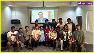 India U-19 team interacts with Sachin Tendulkar ahead of crucial Pak clash in World Cup