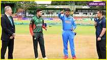 No handshake between Ayush Mhatre and Azizul Hakim Tamim during toss time in IND U19 VS BAN U19 in ICC U19 World Cup 2026