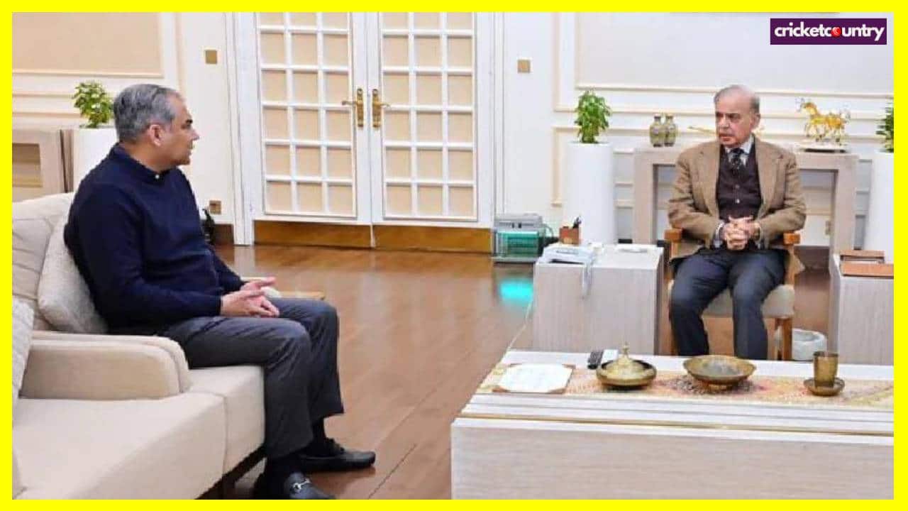 Mohsin Naqvi and Shehbaz Sharif