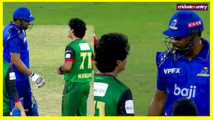 WATCH: Pakistan bowler Naseem Shah and Kieron Pollard involved in heated exchange as Desert Vipers claim first ILT20 title