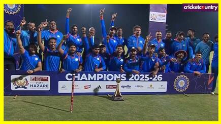 Atharva Taide’s explosive century powers Vidarbha to Vijay Hazare Trophy triumph