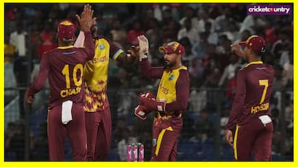 West Indies vs Zimbabwe T20 World Cup 2026 Super 8 Live Score: WI won by 107 runs!