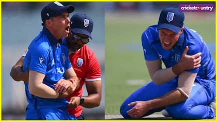 Italy captain Wayne Madsen shoulder dislocation against Scotland in T20 World Cup 2026