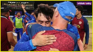 Ibrahim Zadran dedicates Player of the Match award to departing Afghanistan coach Jonathan Trott Rashid Khan emotional