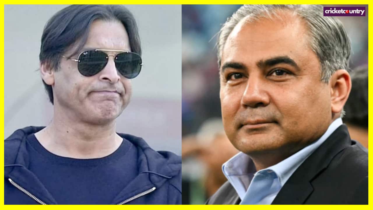 Shoaib Akhtar and Mohsin Naqvi