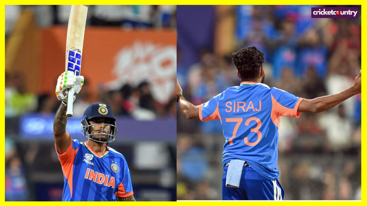 Suryakumar Yadav and Mohammed Siraj