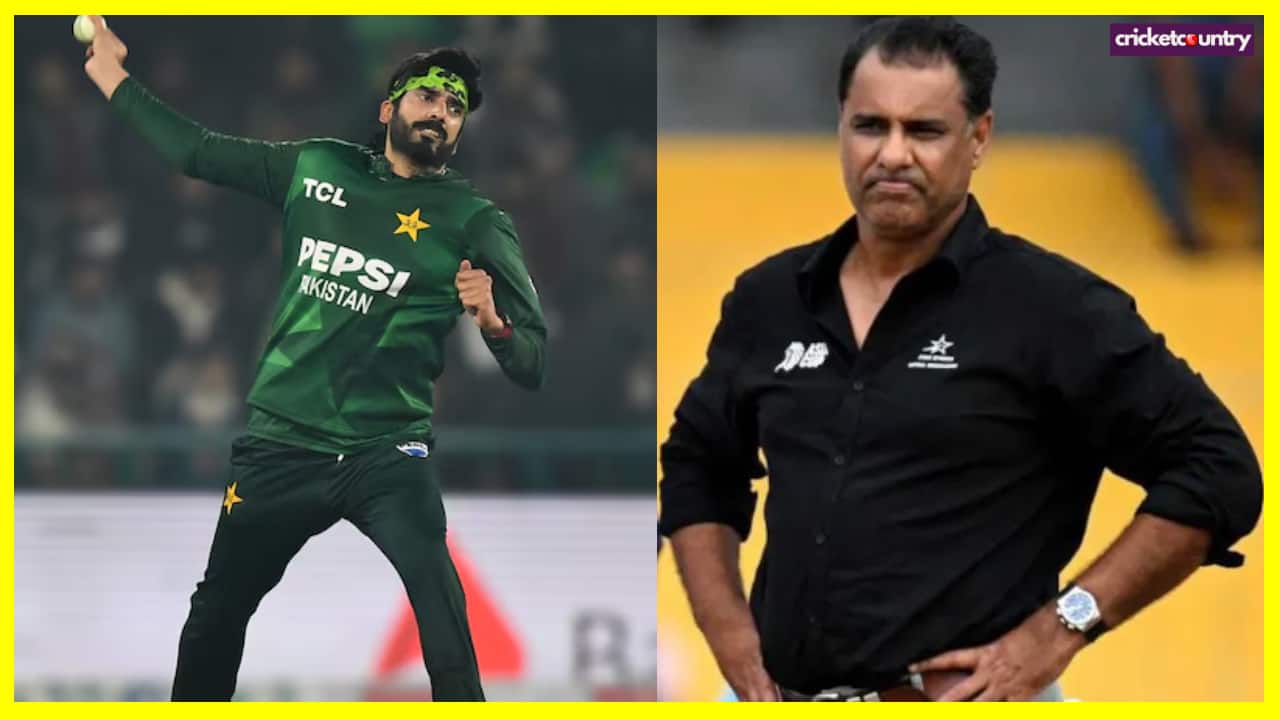 Waqar Younis and Usman Tariq