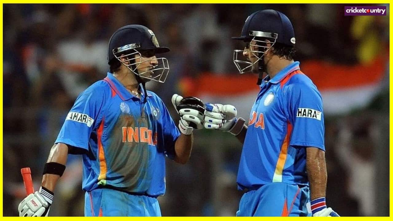 Gautam Gambhir and MS Dhoni